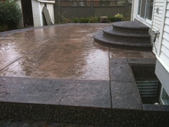 slate Stamped Concrete