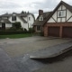 Decorative Combination Finish Concrete Driveway