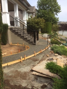 Concrete sidewalk - Abbotsford BC