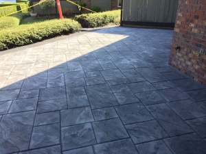 Stamped concrete