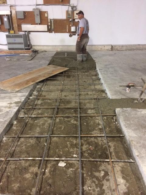 Warehouse concrete repair - Richmond BC