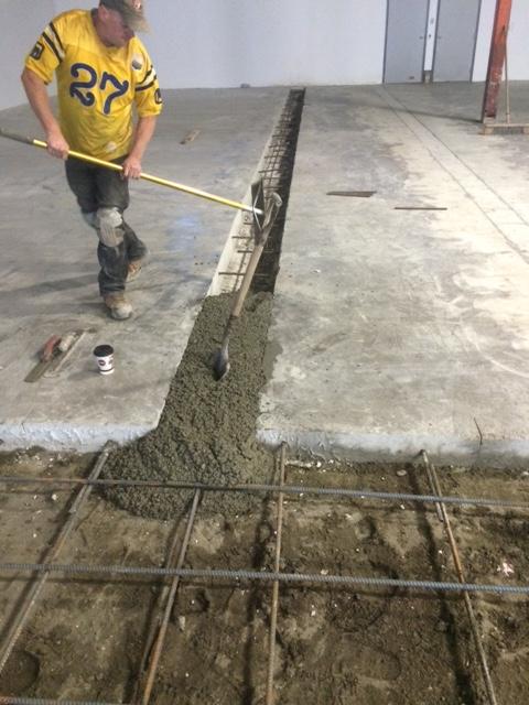 Warehouse concrete repair - Richmond BC