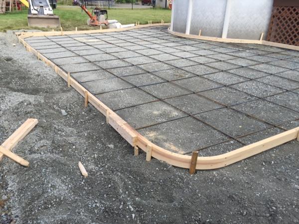 concrete pool deck forms