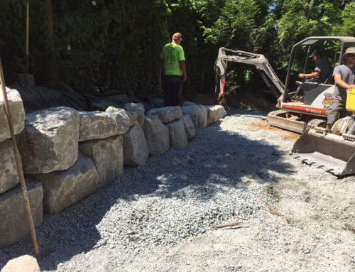 Multi Level Concrete Patio in Chilliwack BC