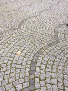 European cobblestone pattern