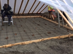 Winter Concrete Contractor in the Fraser Valley